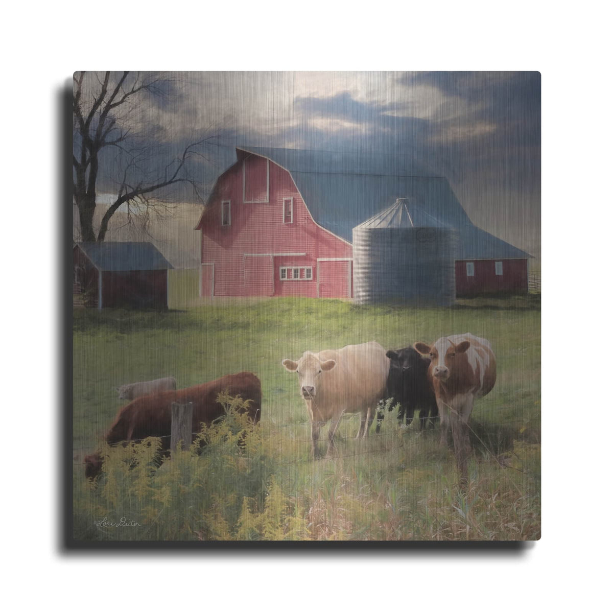 'Wyoming Sunset' by Lori Deiter – Metal Wall Art
