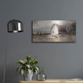 'Henderson Bay Farm' by Lori Deiter – Metal Wall Art, 24x12 room view