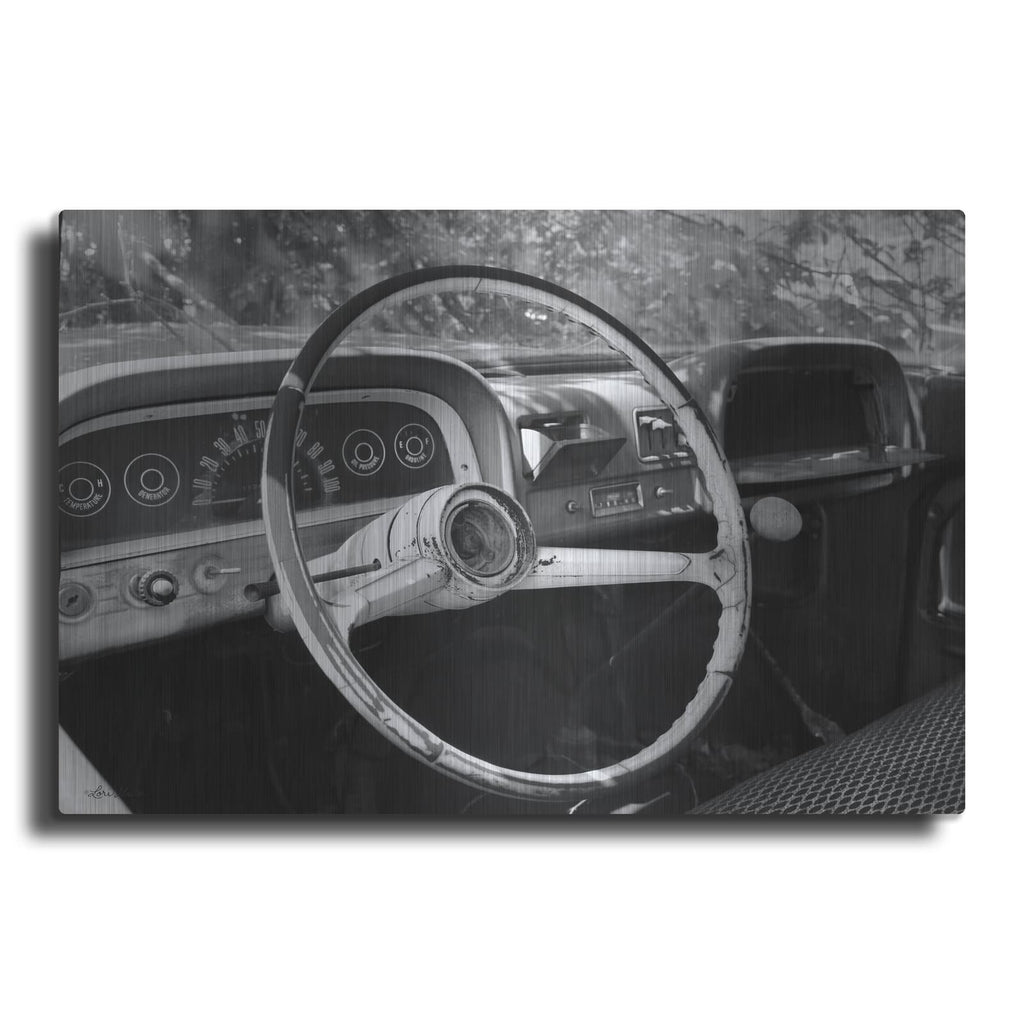 'Chevy Steering Wheel' by Lori Deiter – Metal Wall Art