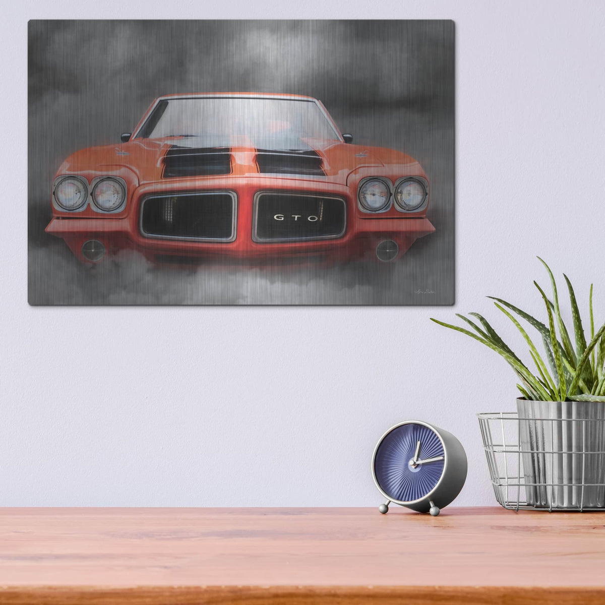 'Burn Out' by Lori Deiter – Metal Wall Art, 16x12 room view