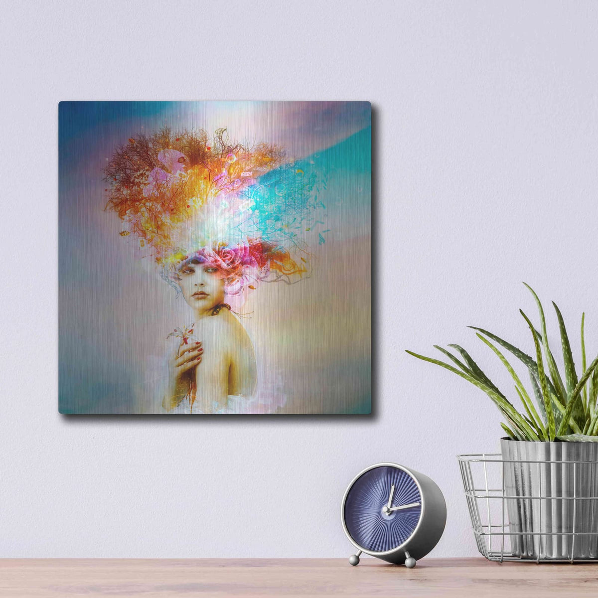 'Bittersweet' by Mario Sanchez Nevado – Metal Wall Art, 12x12 room view