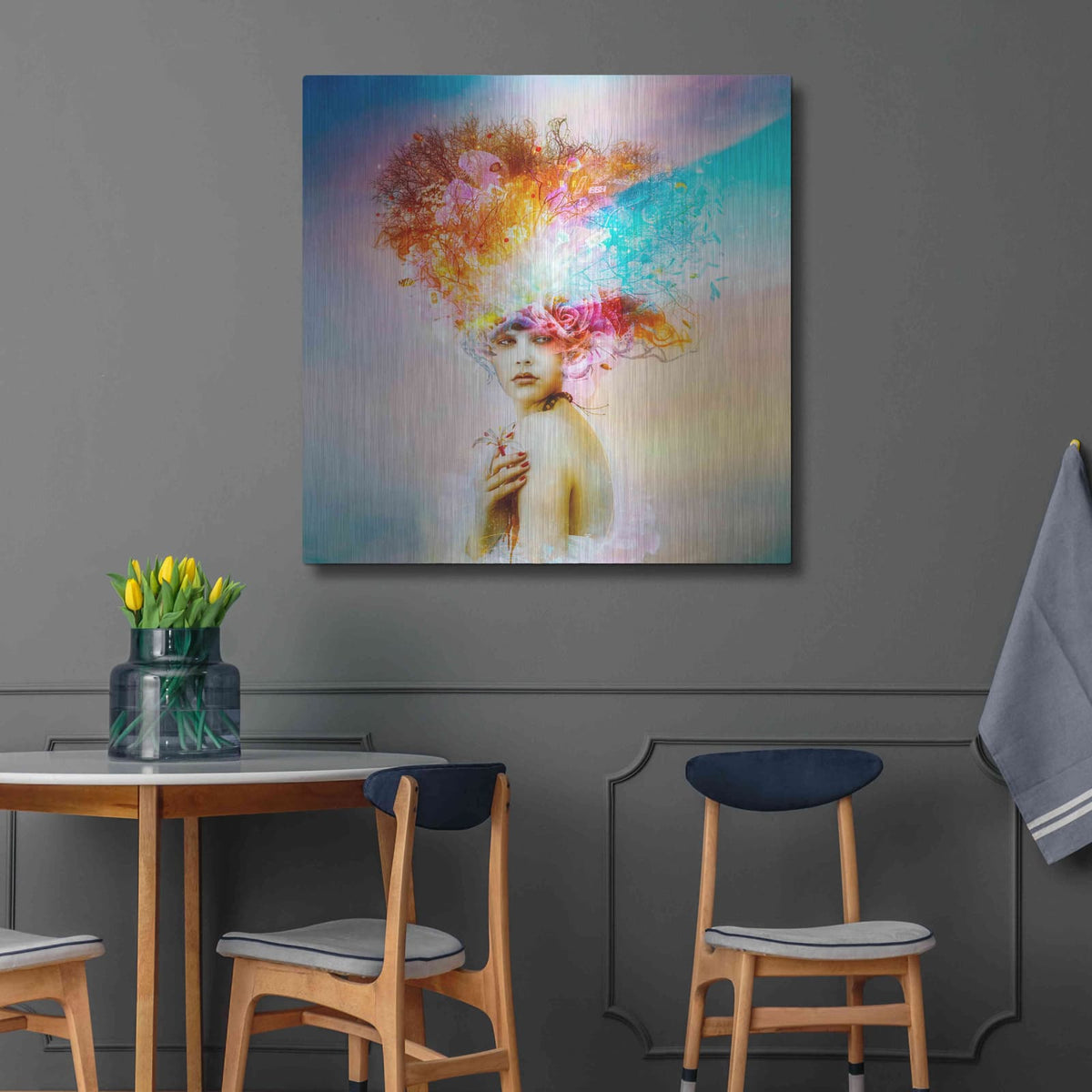 'Bittersweet' by Mario Sanchez Nevado – Metal Wall Art, 36x36 room view