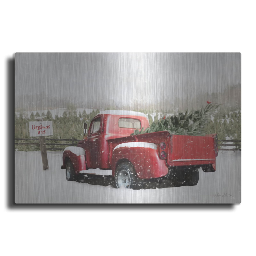 'Christmas Tree Pick' by Lori Deiter – Metal Wall Art