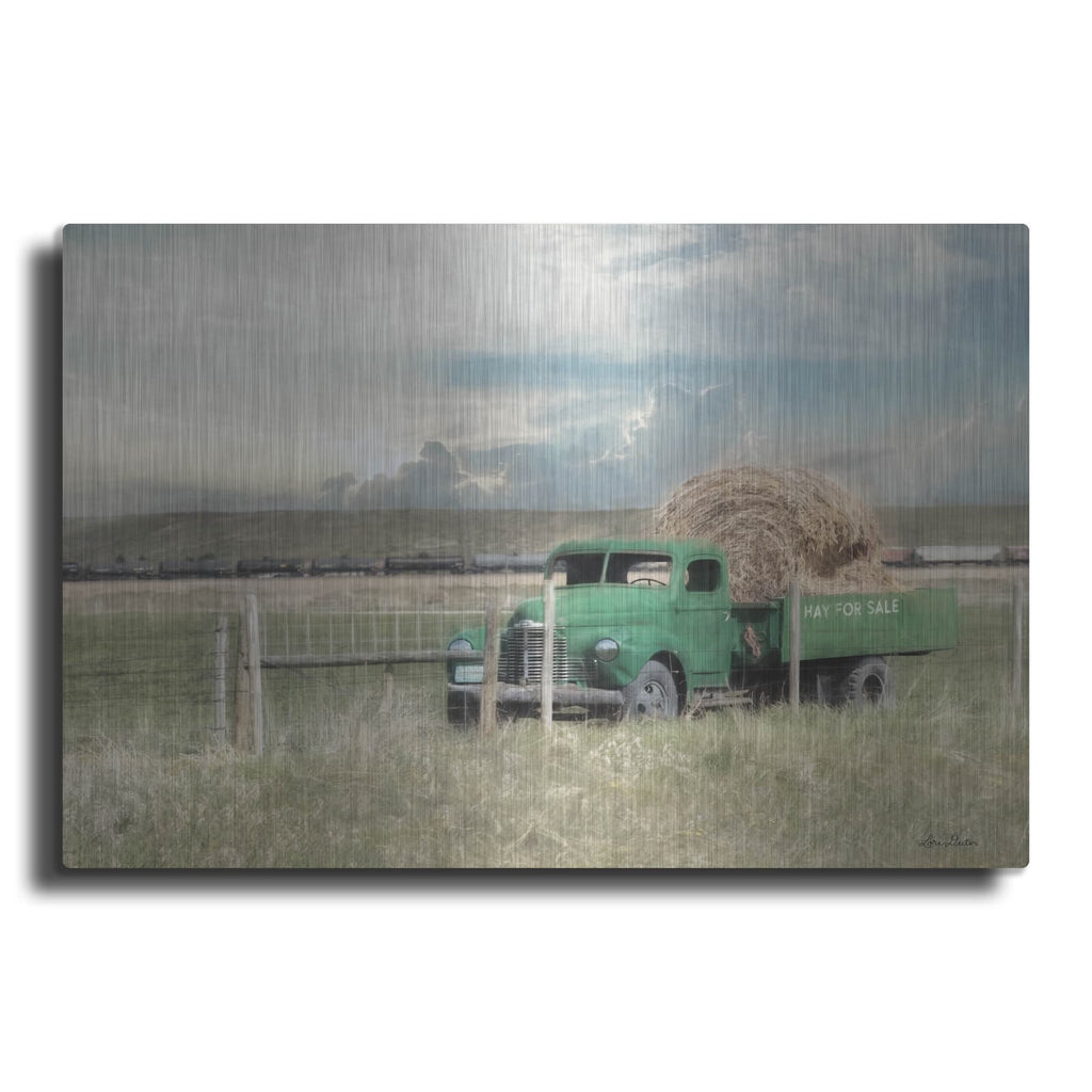 'Hay for Sale' by Lori Deiter – Metal Wall Art