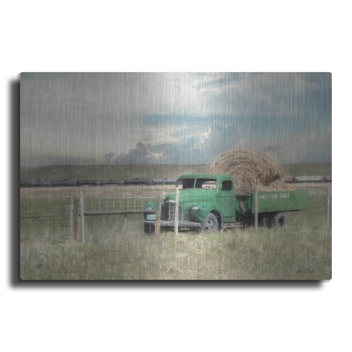 'Hay for Sale' by Lori Deiter – Metal Wall Art