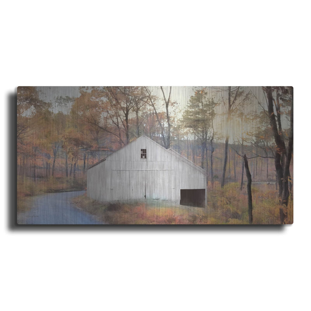 'Fall at the Barn' by Lori Deiter – Metal Wall Art