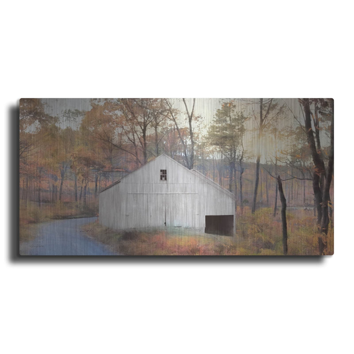 'Fall at the Barn' by Lori Deiter – Metal Wall Art