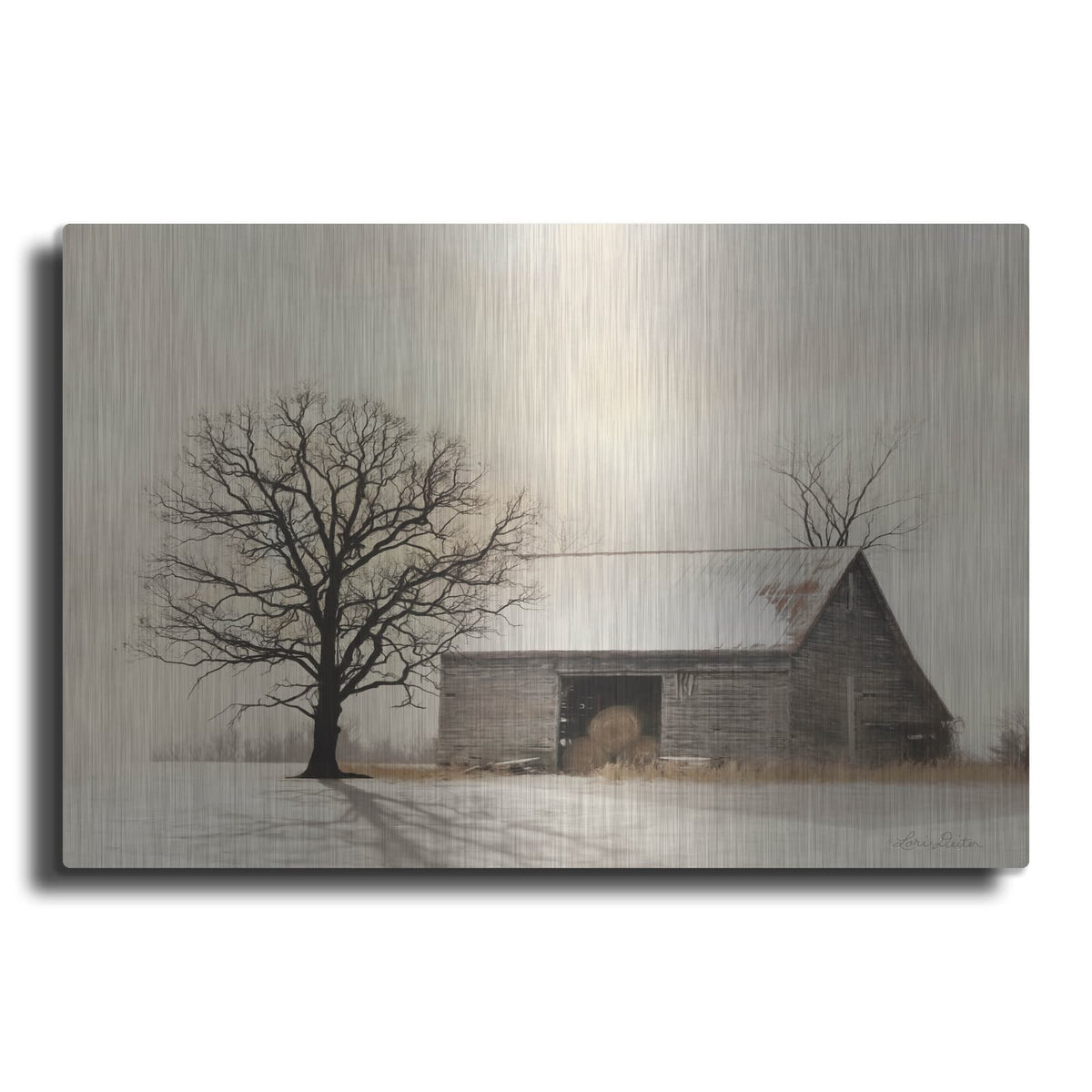 'Winter Shadows' by Lori Deiter – Metal Wall Art