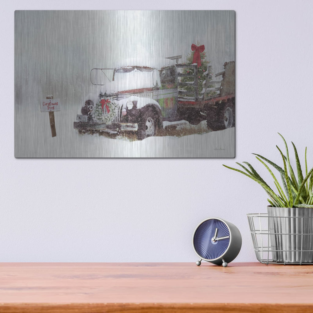 'Wyoming Tree Farm' by Lori Deiter – Metal Wall Art, 16x12 room view