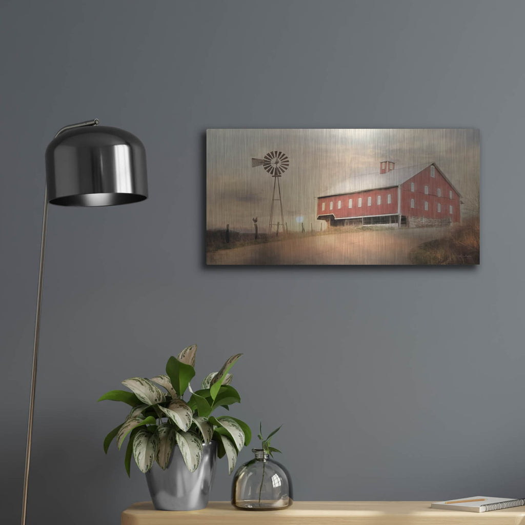 'Here Comes the Sun' by Lori Deiter – Metal Wall Art, 24x12 room view