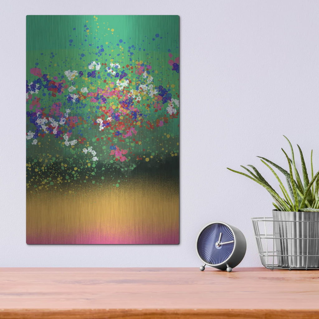 'Windflowers' by Cesare Bellassai – Metal Wall Art, 12x16 room view