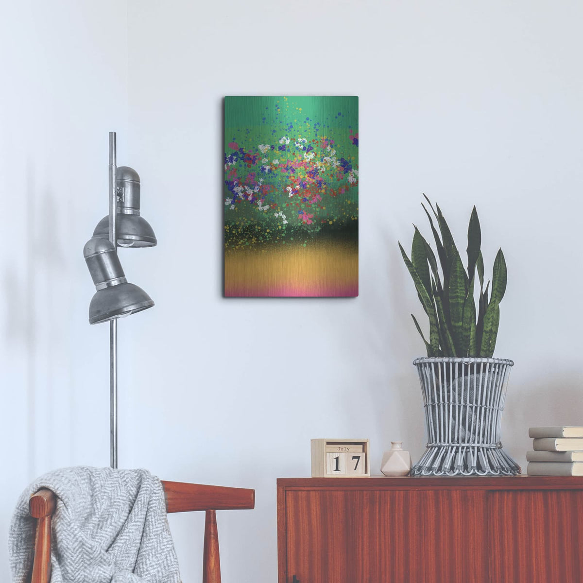 'Windflowers' by Cesare Bellassai – Metal Wall Art, 16x24 room view