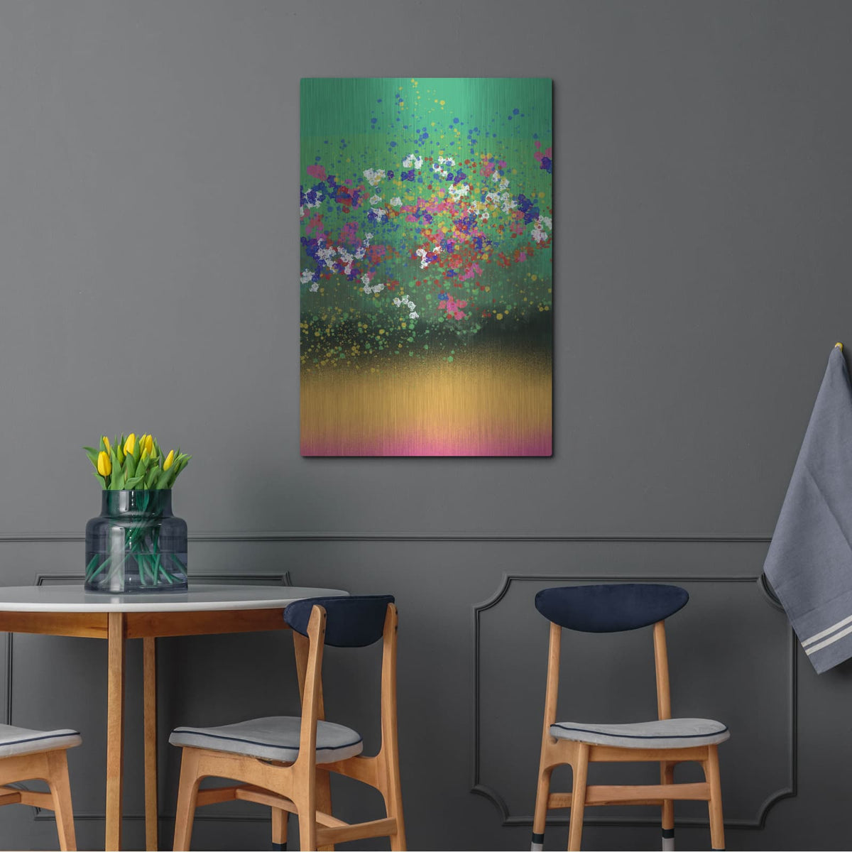 'Windflowers' by Cesare Bellassai – Metal Wall Art, 24x36 room view