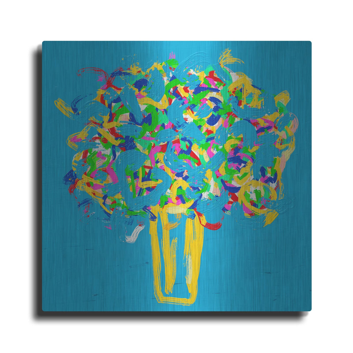 'Spring Flowers' by Cesare Bellassai – Metal Wall Art