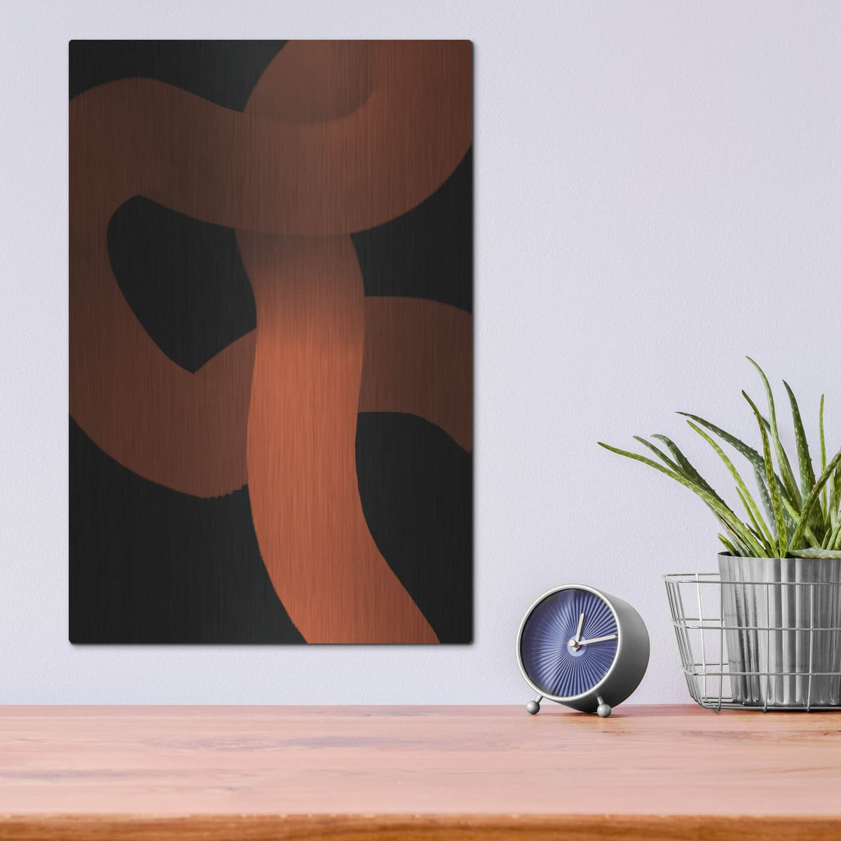 'Soft N 1' by Cesare Bellassai – Metal Wall Art, 12x16 room view