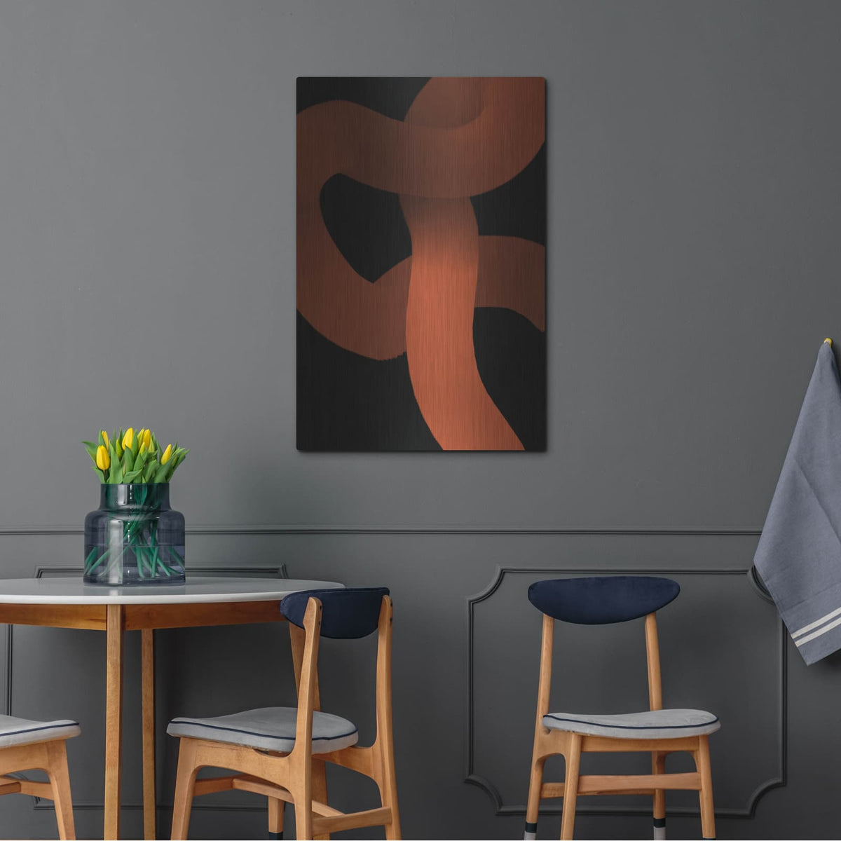 'Soft N 1' by Cesare Bellassai – Metal Wall Art, 24x36 room view