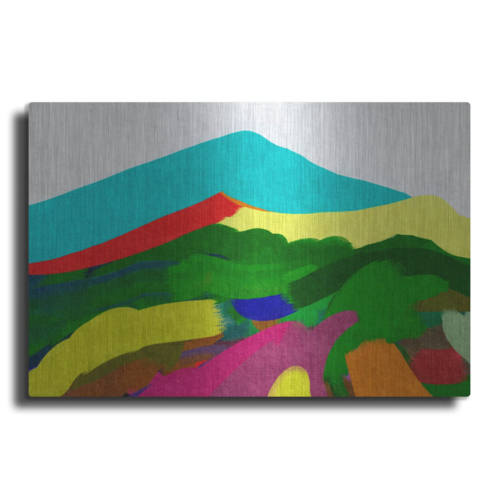 'Sicilian Mountain' by Cesare Bellassai – Metal Wall Art
