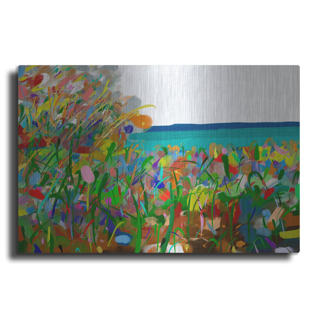 'Mediterranean Sea' by Cesare Bellassai – Metal Wall Art
