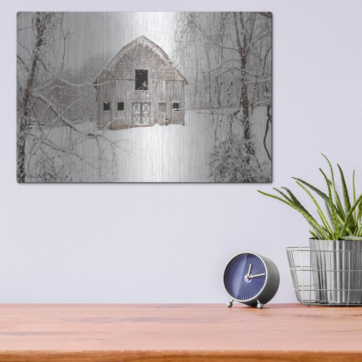 'The New Tenant' by Lori Deiter – Metal Wall Art, 16x12 room view