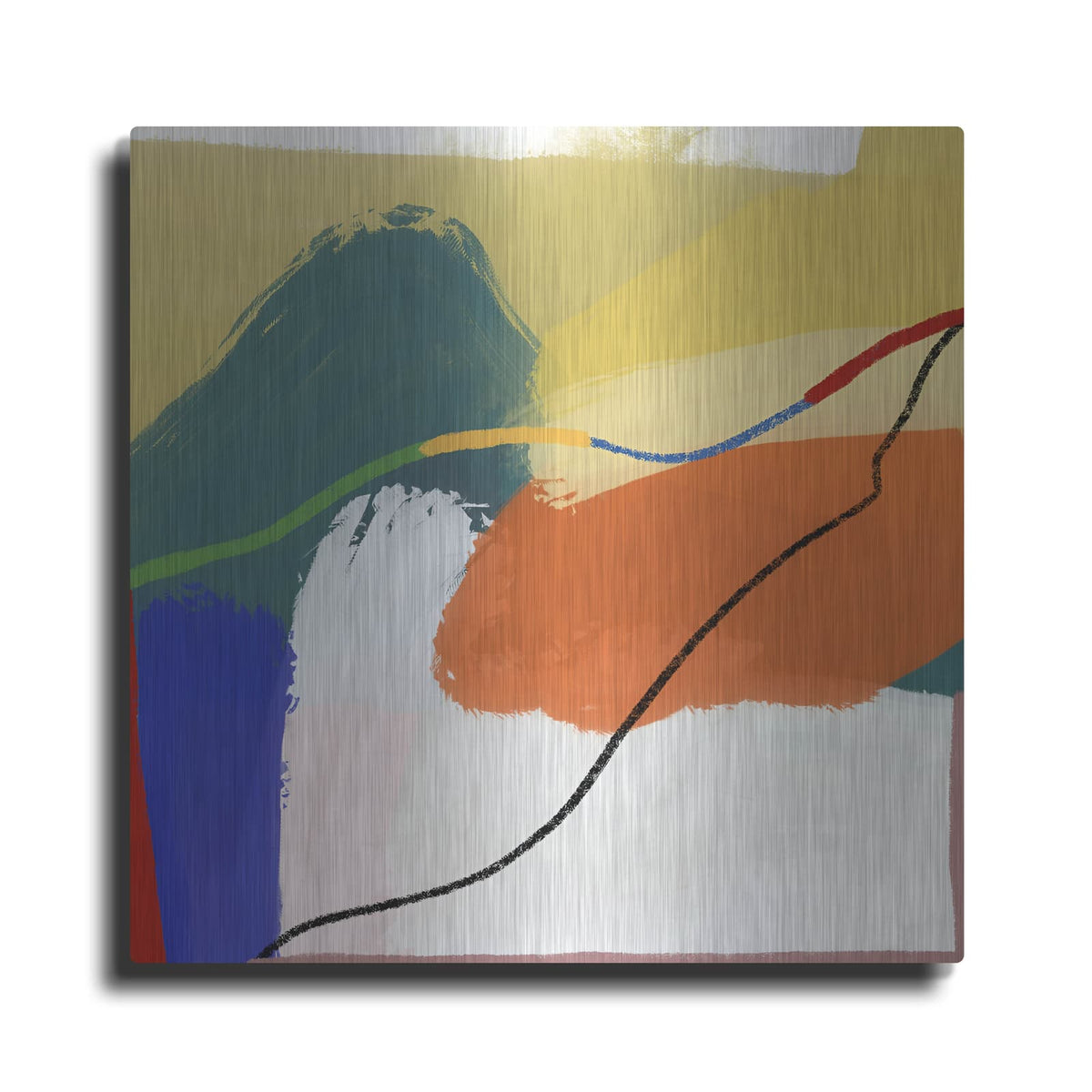 'A Sunday In The Mountain' by Cesare Bellassai – Metal Wall Art