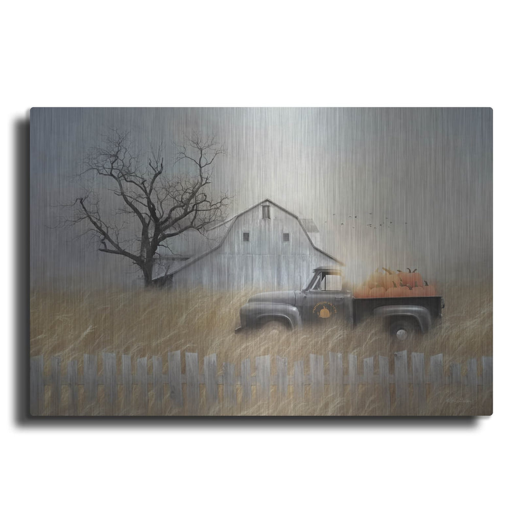 'Fall Pumpkin Harvest' by Lori Deiter – Metal Wall Art