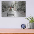 'Picking Up the Tree' by Lori Deiter – Metal Wall Art, 16x12 room view