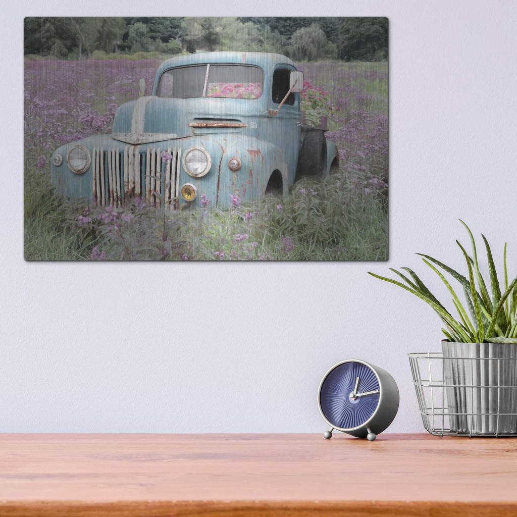 'Truckload of Happiness' by Lori Deiter – Metal Wall Art, 16x12 room view