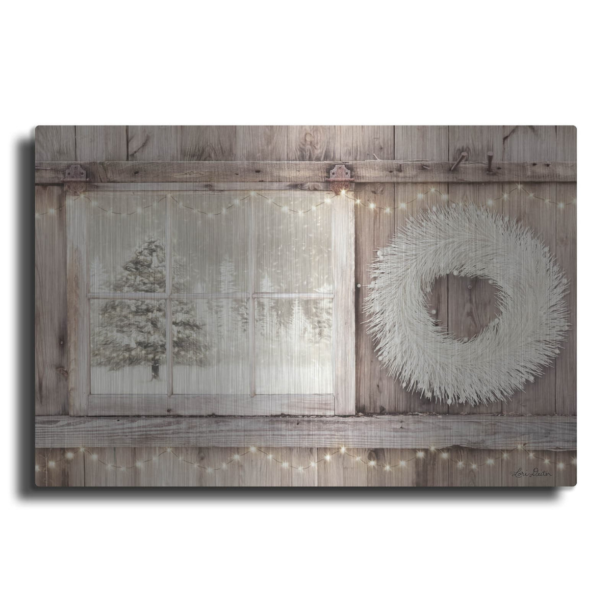 'Winter White View' by Lori Deiter – Metal Wall Art