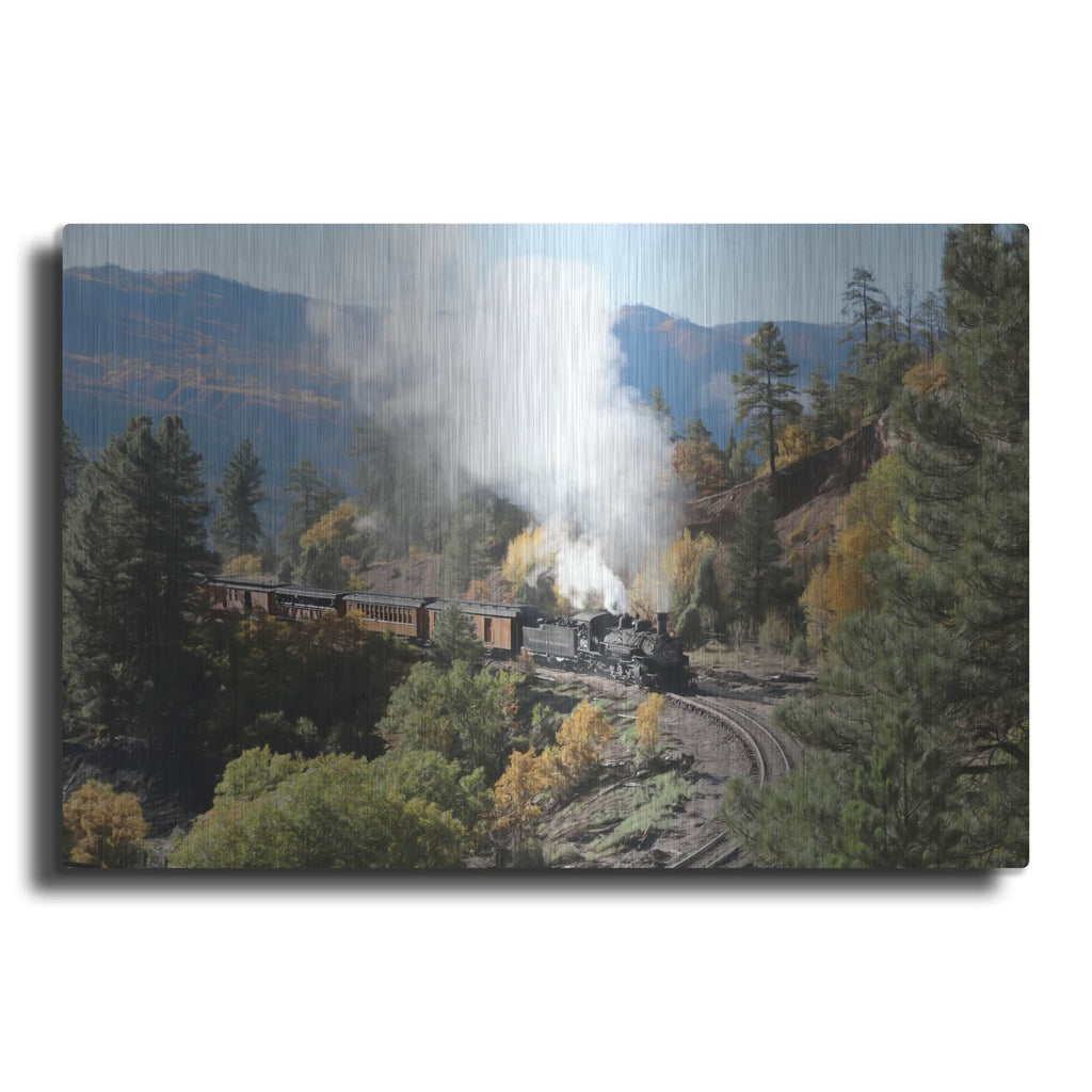 'Durango Silverton Train IV' by Lori Deiter – Metal Wall Art