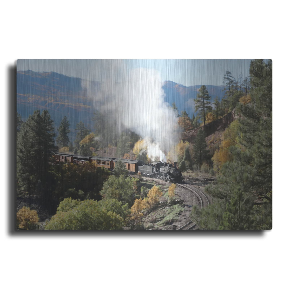 'Durango Silverton Train IV' by Lori Deiter – Metal Wall Art