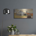 'The Old Station' by Lori Deiter – Metal Wall Art, 24x12 room view
