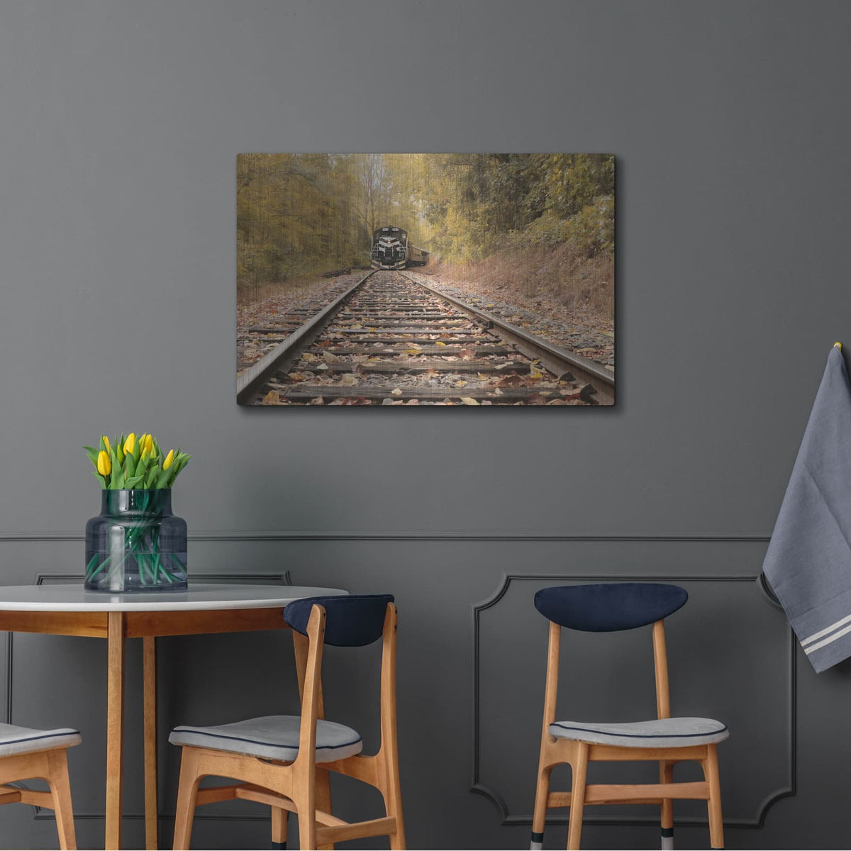 'Great Smoky Mountains Railroad' by Lori Deiter – Metal Wall Art, 36x24 room view