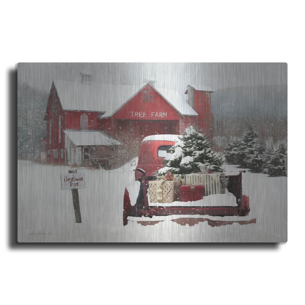 'Tree Farm Christmas' by Lori Deiter – Metal Wall Art