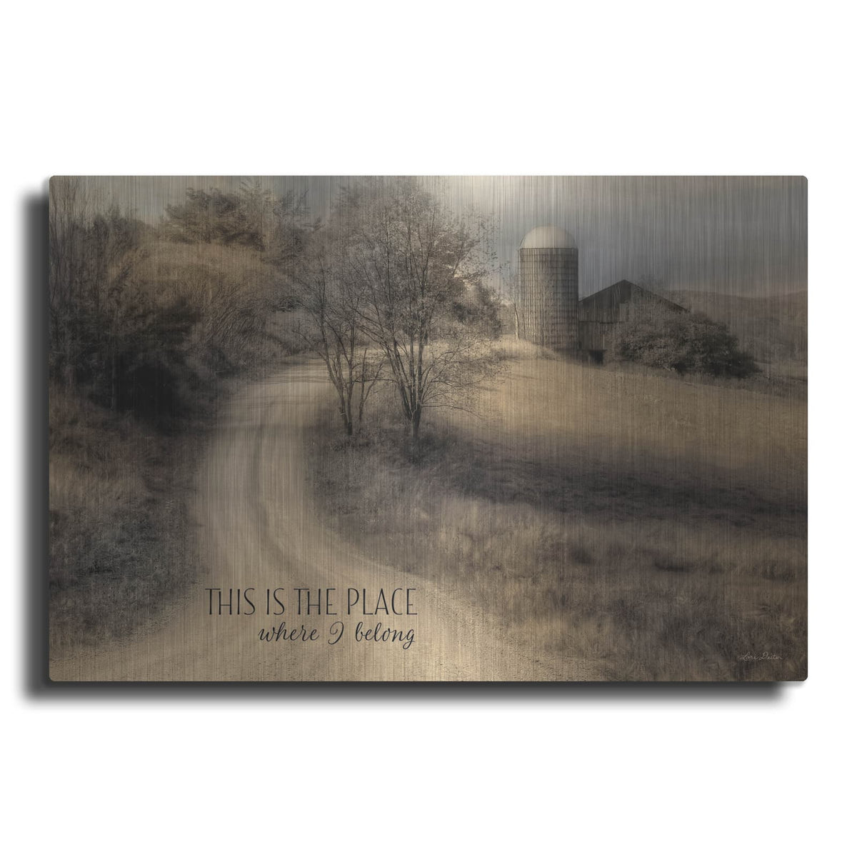 'Place Where I Belong' by Lori Deiter – Metal Wall Art
