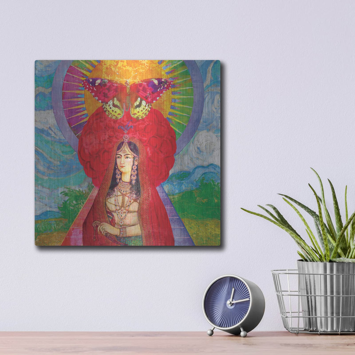 'Beautiful Day' by Elena Ray – Metal Wall Art, 12x12 room view