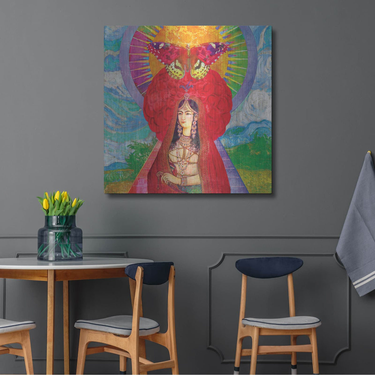 'Beautiful Day' by Elena Ray – Metal Wall Art, 36x36 room view