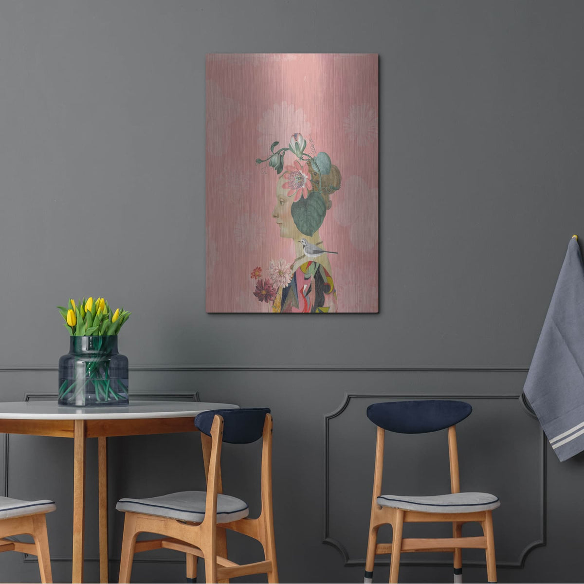 'Beautiful Friend' by Elena Ray – Metal Wall Art, 24x36 room view