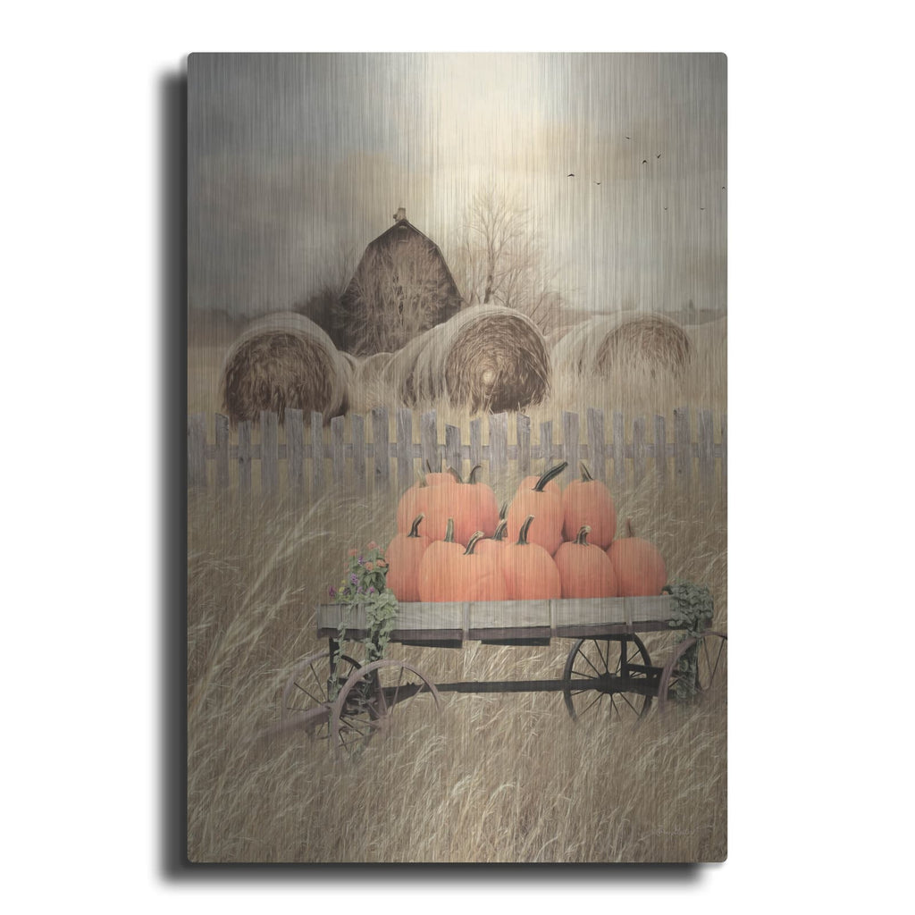 'Pumpkin Harvest' by Lori Deiter – Metal Wall Art