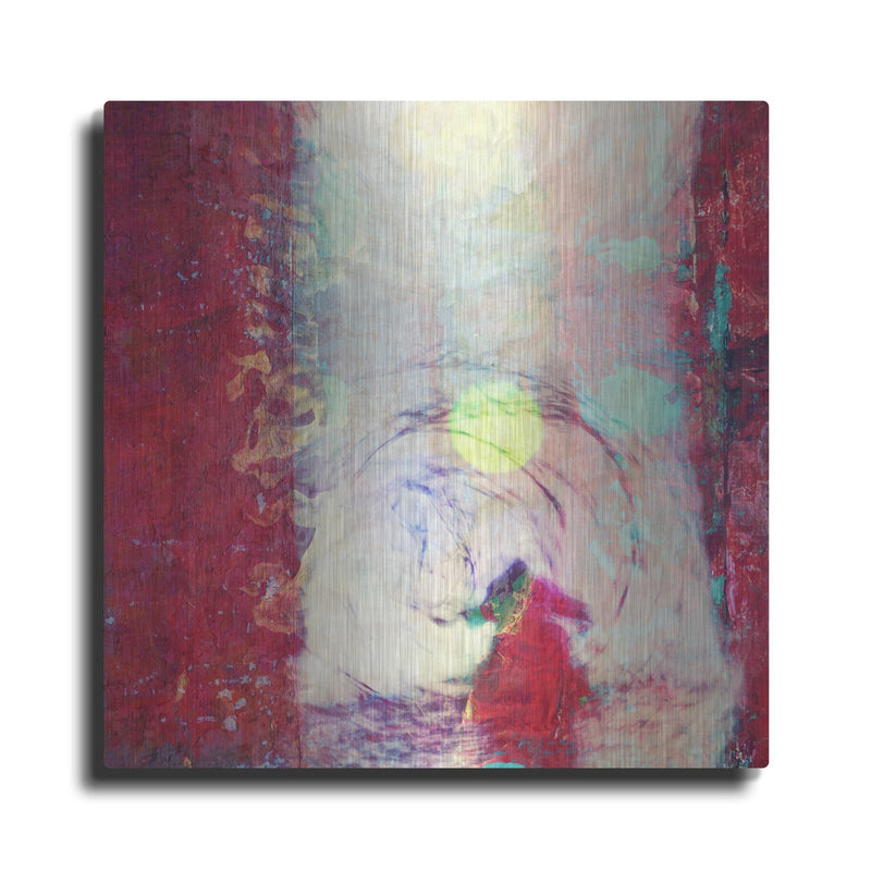 'Chasing A Sun' by Elena Ray – Metal Wall Art