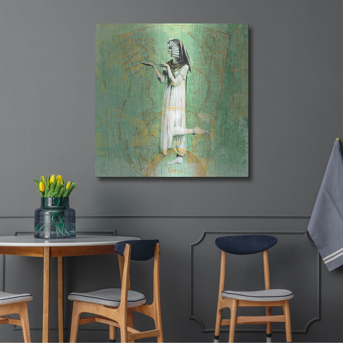 'Empath' by Elena Ray – Metal Wall Art, 36x36 room view