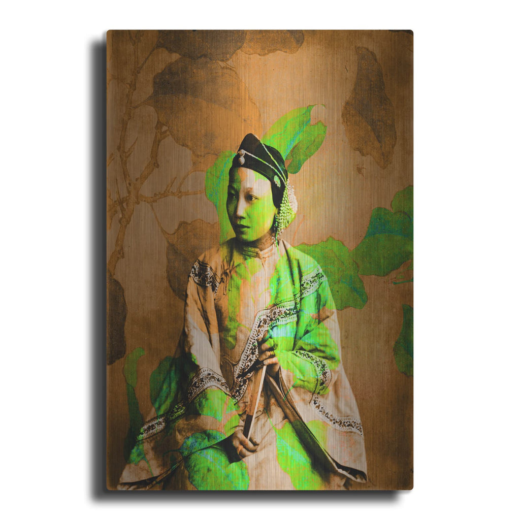 'Leafy History' by Elena Ray – Metal Wall Art