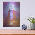 'Pachamama Dreaming The Seeker' by Elena Ray – Metal Wall Art, 12x16 room view
