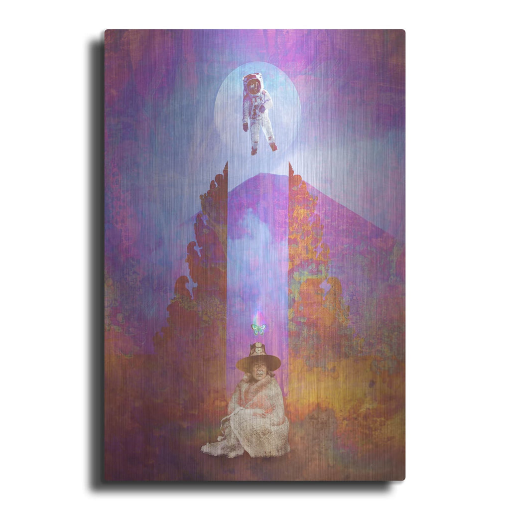 'Pachamama Dreaming The Seeker' by Elena Ray – Metal Wall Art