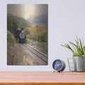 'Durango Train at Sunset' by Lori Deiter – Metal Wall Art, 12x16 room view