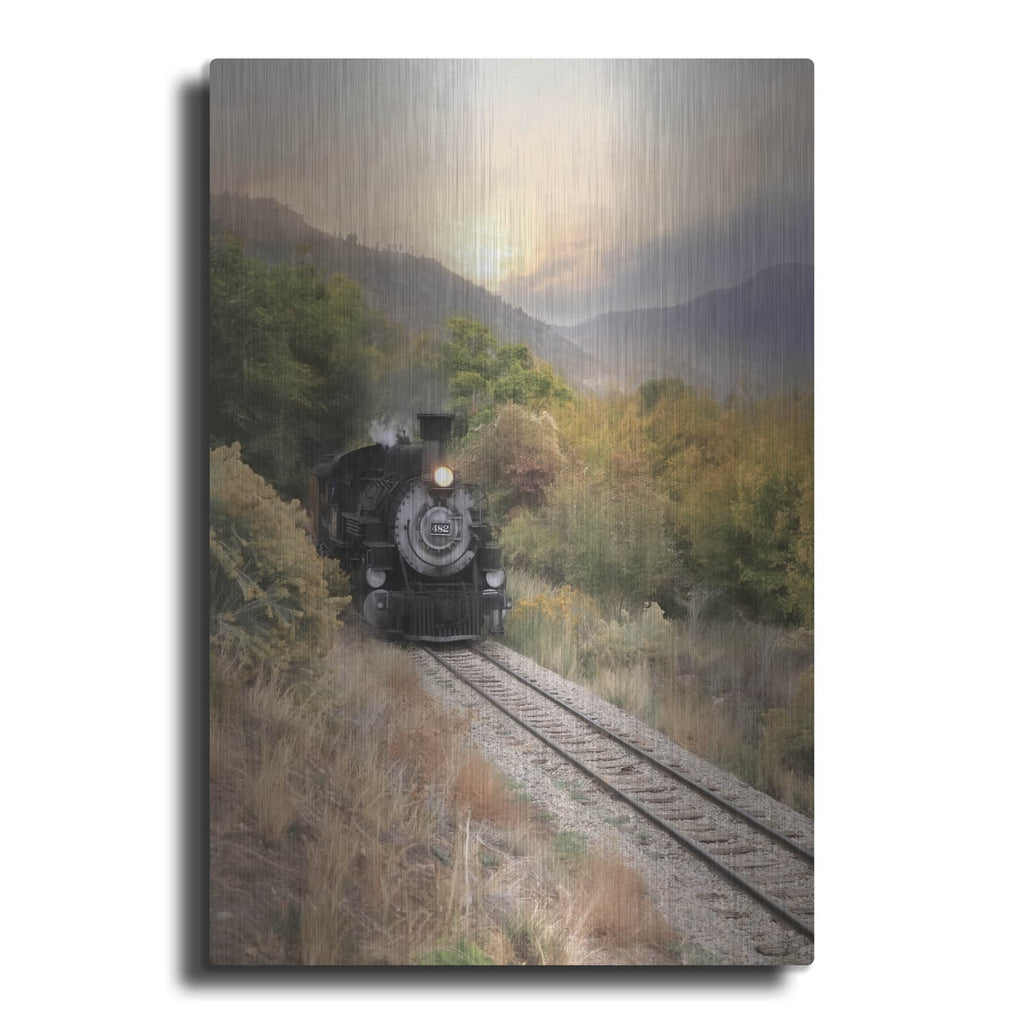 'Durango Train at Sunset' by Lori Deiter – Metal Wall Art