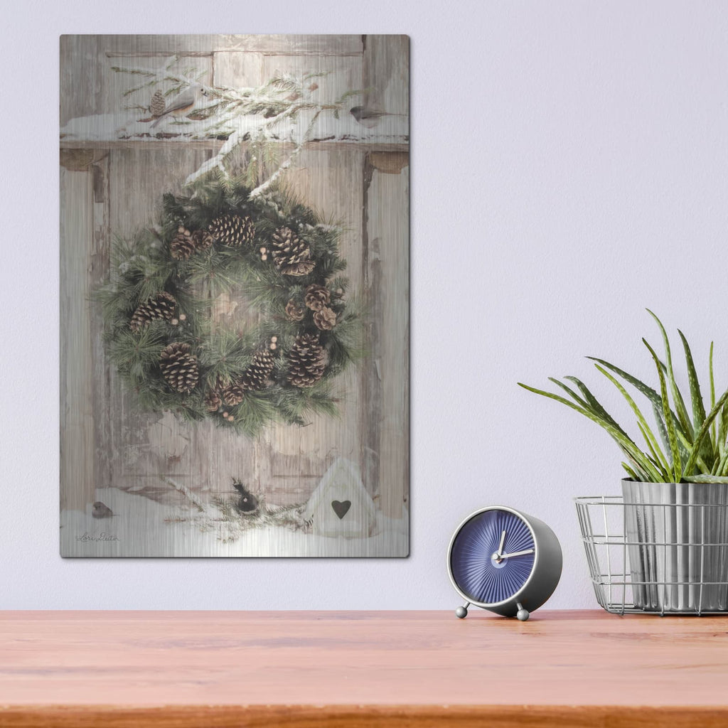 'Feeding Station I' by Lori Deiter – Metal Wall Art, 12x16 room view