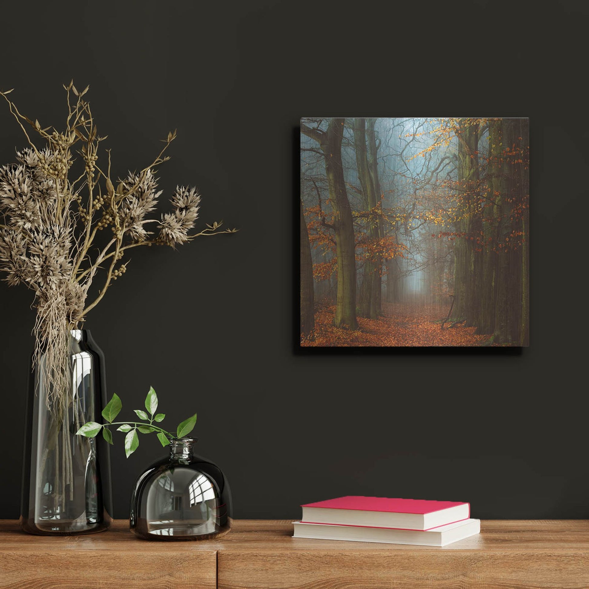 Luxe Metal Art 'Path of The Mystics' by Lars Van de Goor, Metal Wall Art,12x12