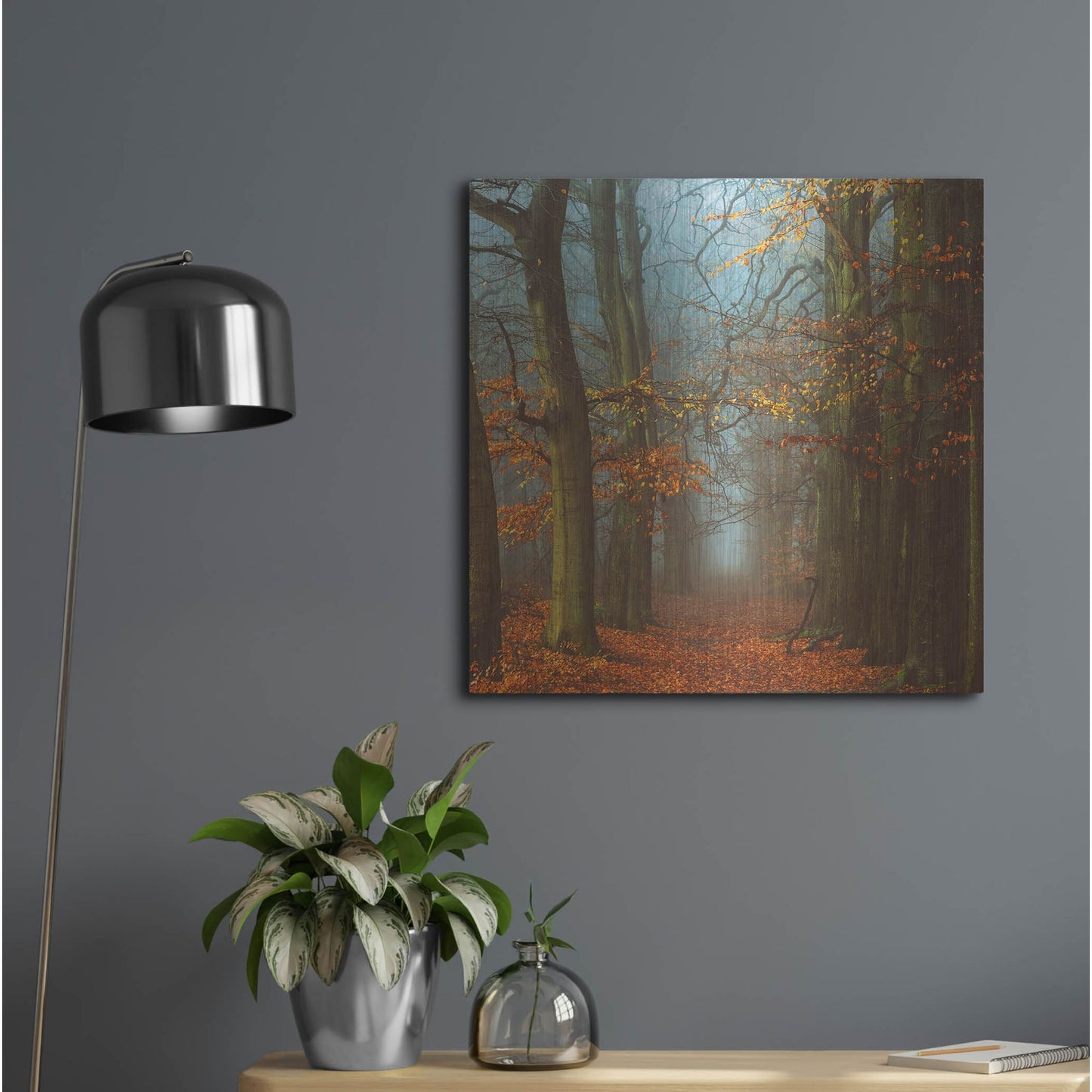 Luxe Metal Art 'Path of The Mystics' by Lars Van de Goor, Metal Wall Art,24x24