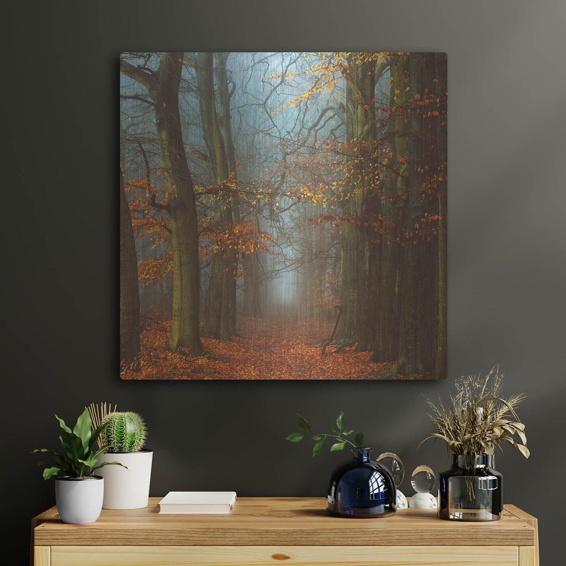 Luxe Metal Art 'Path of The Mystics' by Lars Van de Goor, Metal Wall Art,24x24