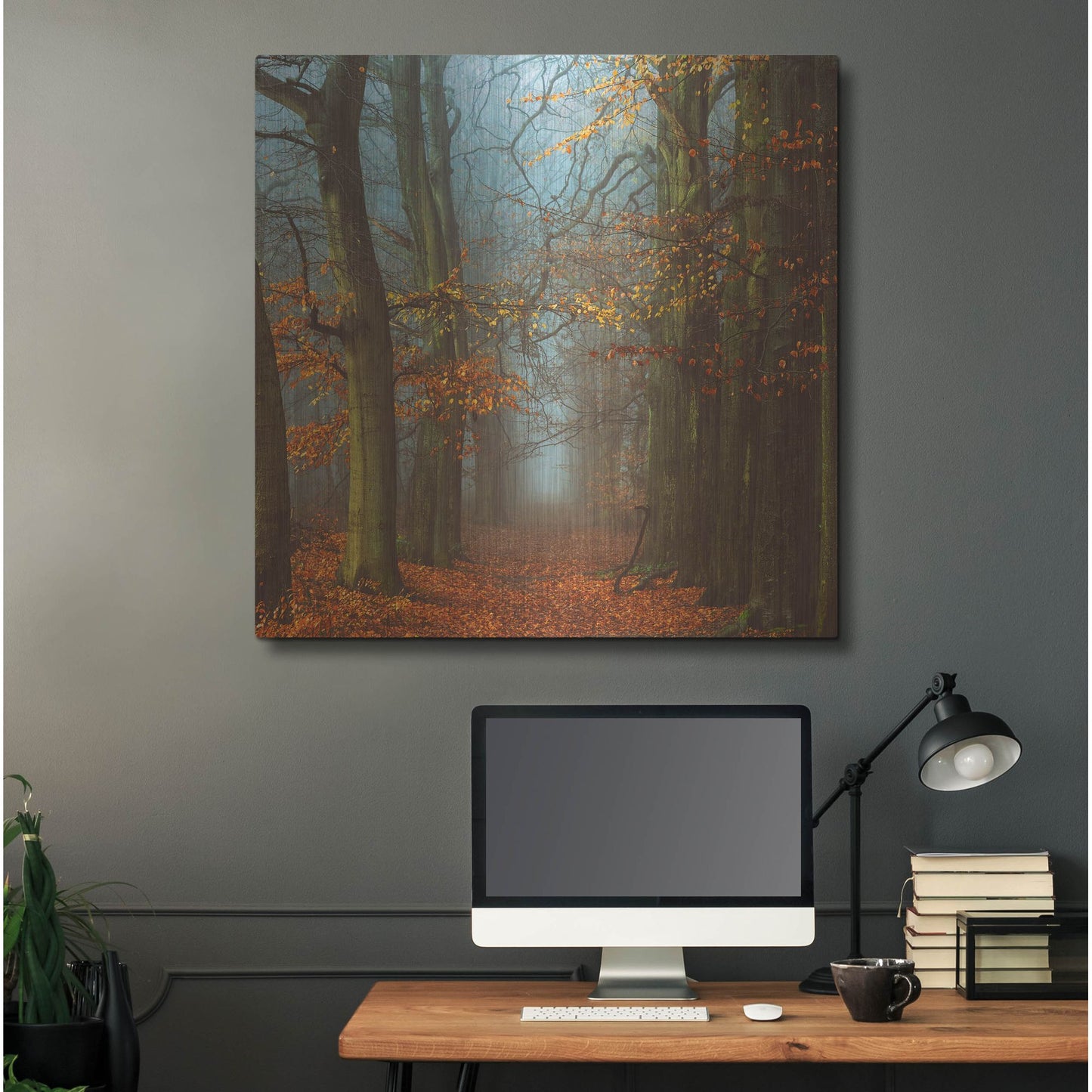 Luxe Metal Art 'Path of The Mystics' by Lars Van de Goor, Metal Wall Art,36x36